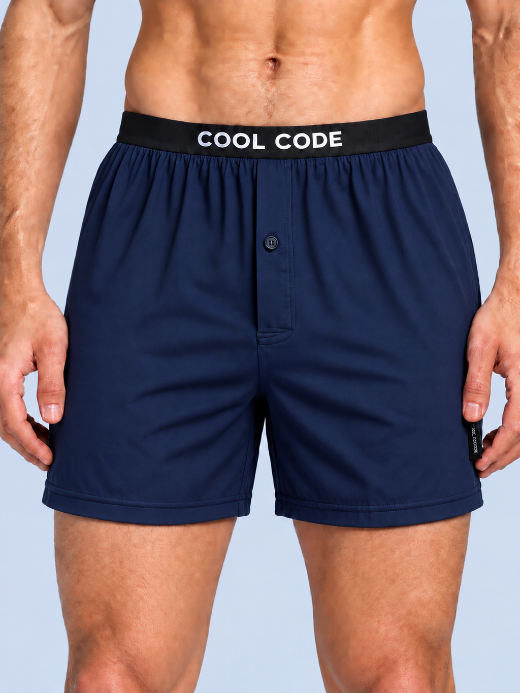 COTTON POP INNER BOXER - NAVY CC02