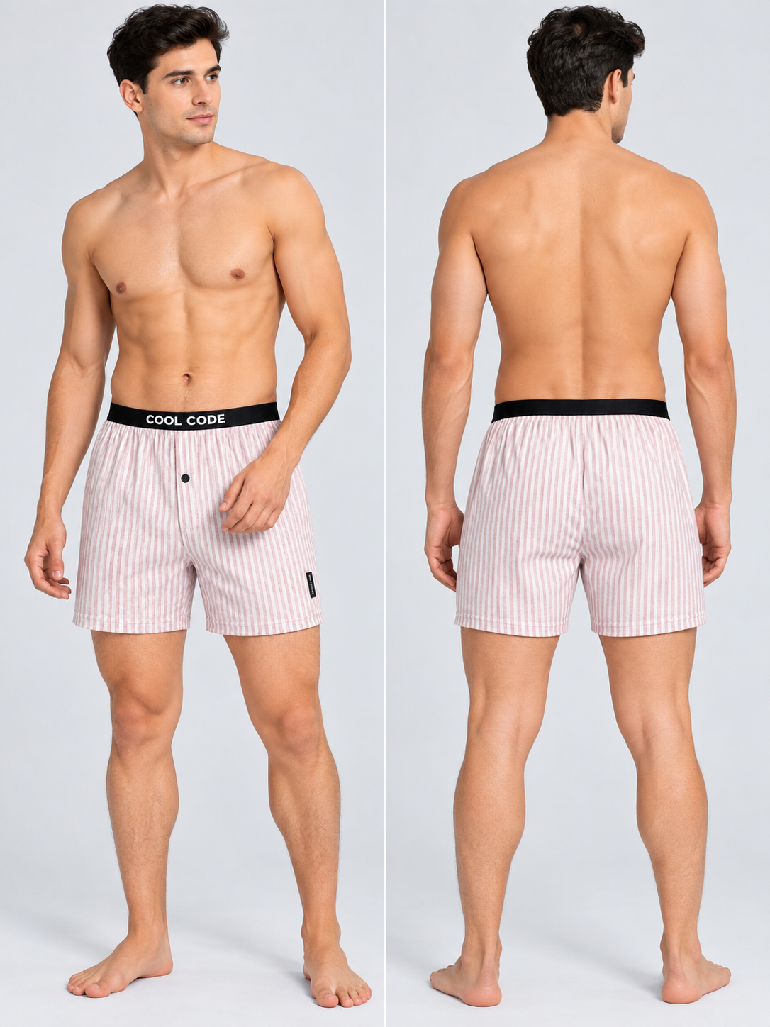 COTTON INNER BOXER - DOUBLE LYOCELL WPNK CC01