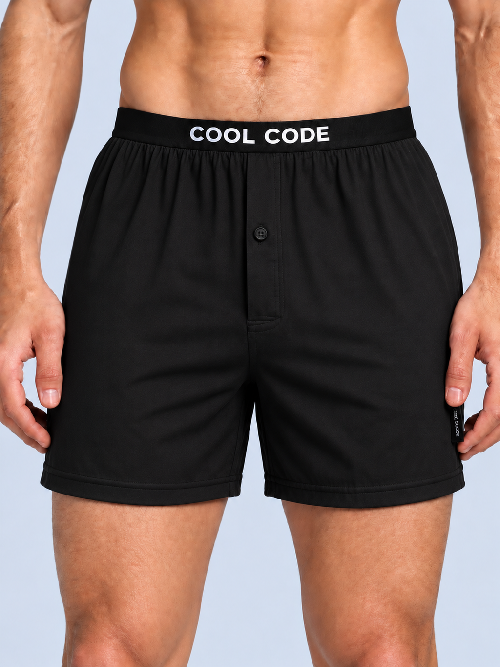 COTTON POP INNER BOXER -BLACK CC02