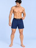 COTTON POP INNER BOXER - NAVY CC02