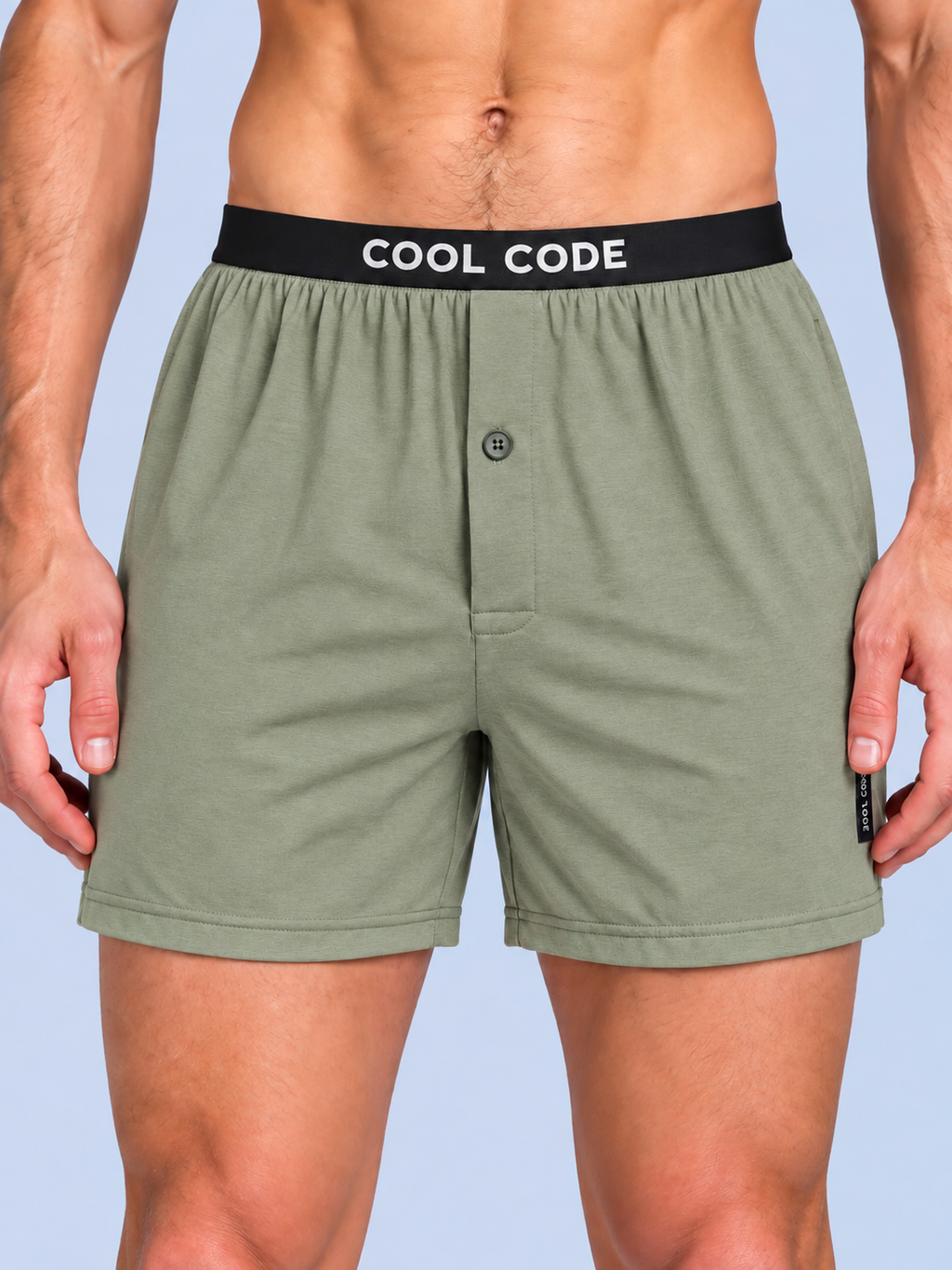 COTTON POP INNER BOXER -SAGE CC02