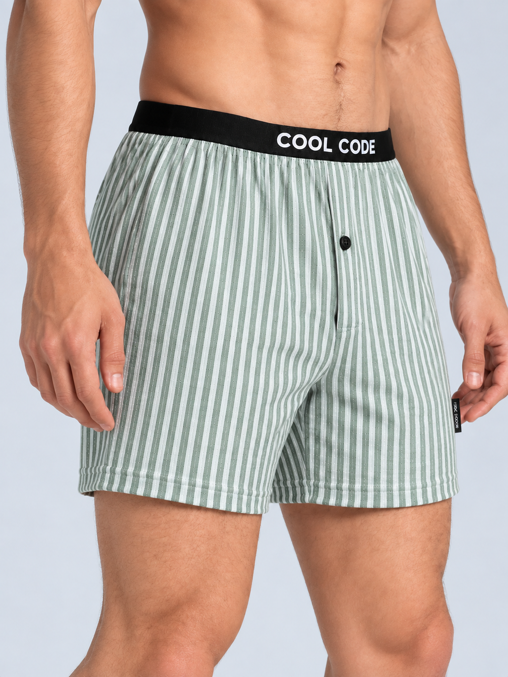 COTTON INNER BOXER - DOUBLE LYOCELL WGREEN CC01