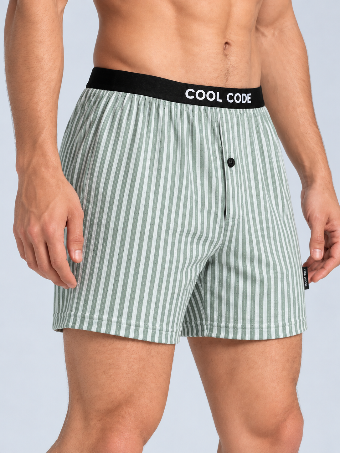 COTTON INNER BOXER - DOUBLE LYOCELL WGREEN CC01