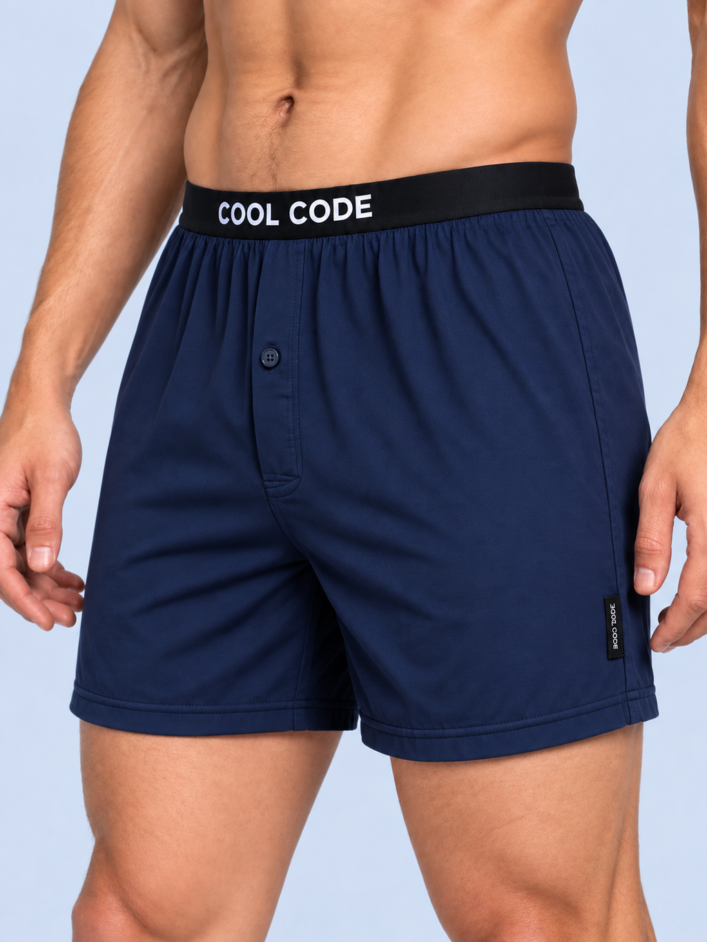 COTTON POP INNER BOXER - NAVY CC02